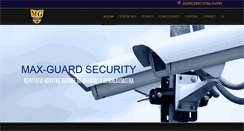 Desktop Screenshot of maxguardsecurity.ro