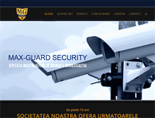Tablet Screenshot of maxguardsecurity.ro